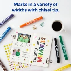 Avery Marks-A-Lot Permanent Markers, Chisel Tip, Assorted, Dozen (24800) 10 Avery Marks-A-Lot Permanent Markers, Chisel Tip, Assorted, Dozen (24800) -Sharpie || Pentel || Bic Shop sp170188028 s7