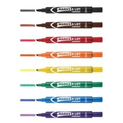 Avery Marks-A-Lot Permanent Markers, Chisel Tip, Assorted, Dozen (24800) 15 Avery Marks-A-Lot Permanent Markers, Chisel Tip, Assorted, Dozen (24800) -Sharpie || Pentel || Bic Shop sp170188033 s7