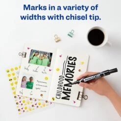 Avery Marks-A-Lot Large Desk Style Permanent Markers, Chisel Tip, Black, Dozen (98028) -Sharpie || Pentel || Bic Shop sp170188406 s7
