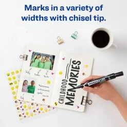 Avery Marks-A-Lot Permanent Marker, Chisel Tip, Black (08888) -Sharpie || Pentel || Bic Shop sp170188438 s7