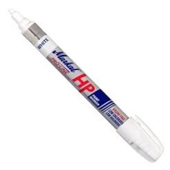 Markal PRO-LINE High Performance Paint Marker, Bullet Tip, White 12/Pack(434-96960)