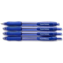 Paper Mate Profile Retractable Ballpoint Pen, Bold Point, Blue Ink, 4/Pack (89472) -Sharpie || Pentel || Bic Shop sp174873577 s7