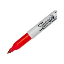 Sharpie Permanent Marker, Fine Tip, Red, Dozen (30002) -Sharpie || Pentel || Bic Shop sp36111207 s7 1
