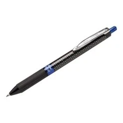 Pentel Oh! Retractable Gel Pens, Medium Point, Blue Ink, Dozen (K497-C)