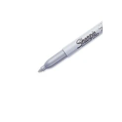Sharpie Permanent Marker, Fine Tip, Metallic Silver, 4/Pack (39109) -Sharpie || Pentel || Bic Shop sp41816150 s7 1