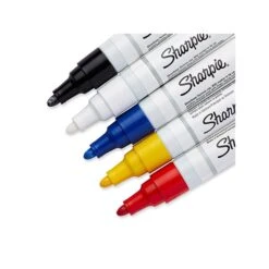 Sharpie Oil-Based Paint Markers, Medium Tip, Assorted, 5/Pack (34971PP) -Sharpie || Pentel || Bic Shop sp41816162 s7
