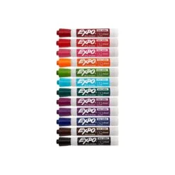 Expo Dry Erase Markers, Chisel Tip, Assorted, 12/Pack (1927525)