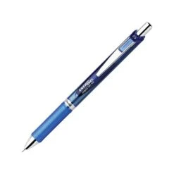 Pentel EnerGel RTX Retractable Gel Pens, Needle Tip Fine Point, Blue Ink, 3/Pack (BLN75BP3C)