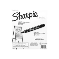 Sharpie Flip Chart Permanent Markers, Bullet Tip, Black, 8/Pack (1760445) -Sharpie || Pentel || Bic Shop sp43806158 s7