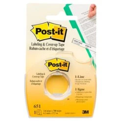 Post-it Labeling And Cover-Up Correction Tape, White (651)