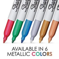 Sharpie Permanent Marker, Fine Tip, Metallic Silver, 36/Pack (9597) -Sharpie || Pentel || Bic Shop sp49719759 s7