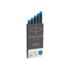 Parker® Parker Quink Fountain Cartridge Pen Refill, Blue Ink, 5/Pack (1950208)