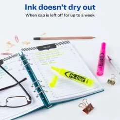 Avery Hi-Liter Desk Style Highlighters, Chisel Tip, Assorted, 24/Pack (98189) -Sharpie || Pentel || Bic Shop sp60783351 s7
