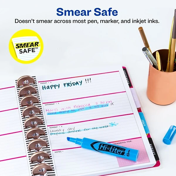 Avery Hi-Liter Tank Highlighters, Chisel Tip, Blue, Dozen (07746) 1 Avery Hi-Liter Tank Highlighters, Chisel Tip, Blue, Dozen (07746)