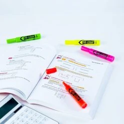 Avery Hi-Liter Tank Highlighters, Chisel, Assorted, 4/Pack (24063) -Sharpie || Pentel || Bic Shop sp60783437 s7