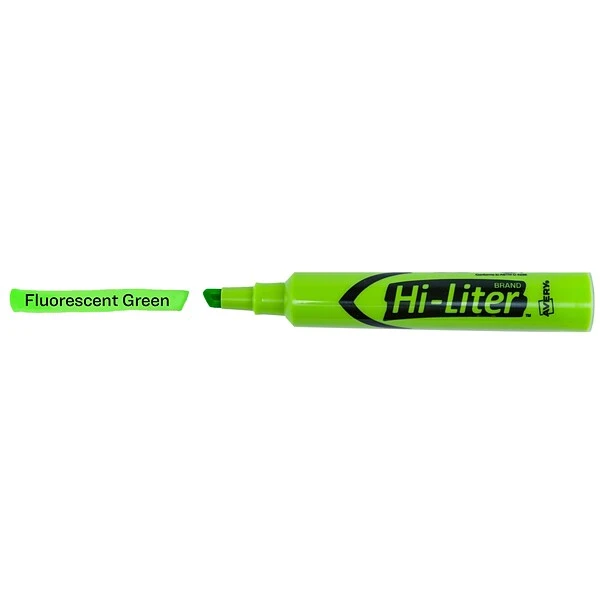 Avery Hi-Liter Tank Highlighters, Chisel, Green, Dozen (24020) 8 Avery Hi-Liter Tank Highlighters, Chisel, Green, Dozen (24020) - Image 8