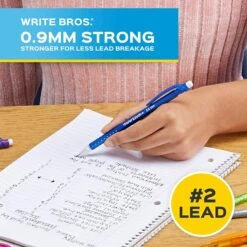 Paper Mate Write Bros. Strong Mechanical Pencil, 0.9mm, #2 Hard Lead, 2 Dozen (2096296) -Sharpie || Pentel || Bic Shop sp84213477 s7